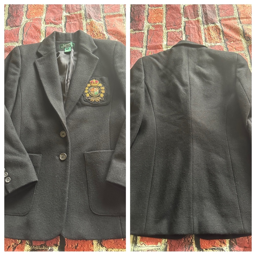 LAUREN Ralph Lauren blazer jacket size 2P
Cashmere Blend
